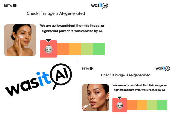 Photos checked on WasItAI trust